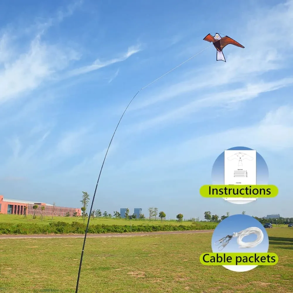 1.2 Drive Bird Eagle Kite for Garden Decoration Drive Bird in the Field for Garden Yard Farm Protect Plants