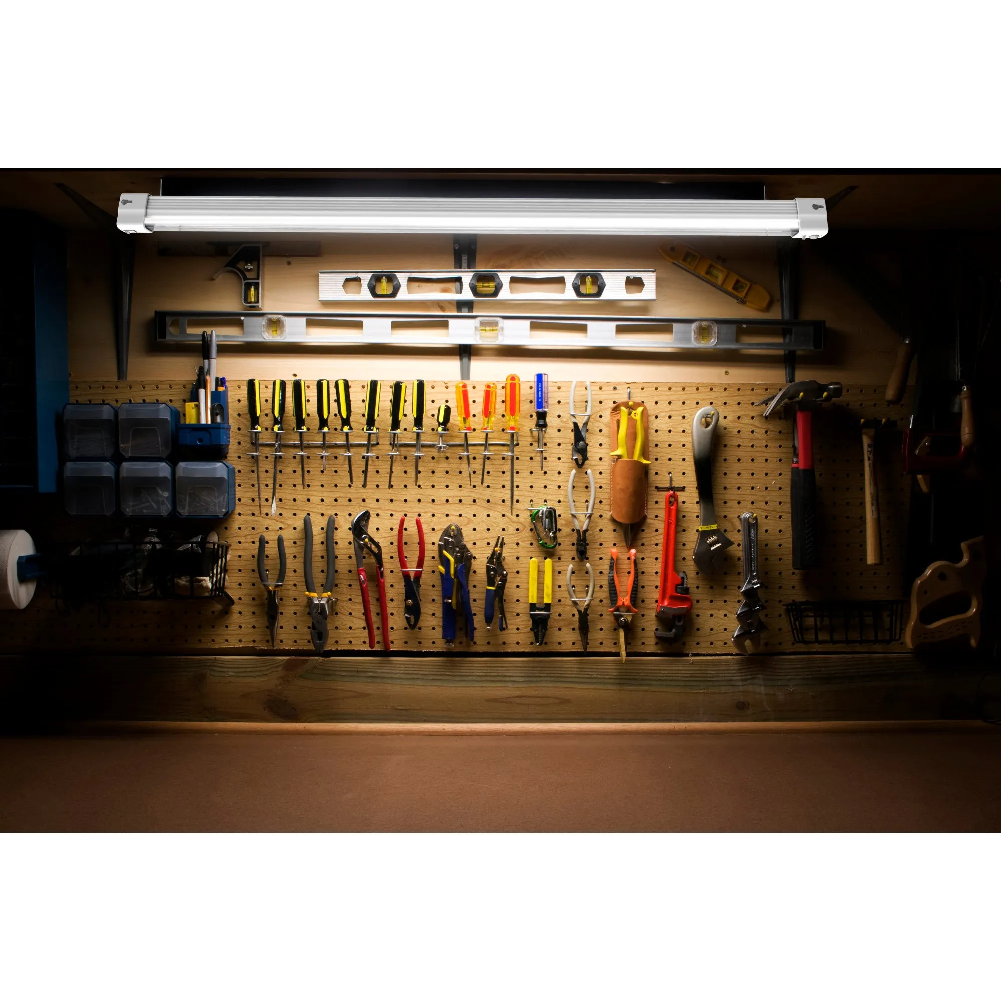 2 ft. 50 Wh Rechargeable Battery Motion Sensing Shop Light