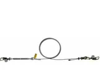 3M DBI-SALA 7403120 Single-Span Horizontal Lifeline For Stanchions Galvanized Cable 120 ft | No Sales Tax