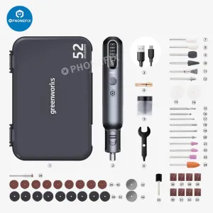 52 In 1 Mini Cordless Rotary Toolkit Grinder USB Punch Engraving Pen
