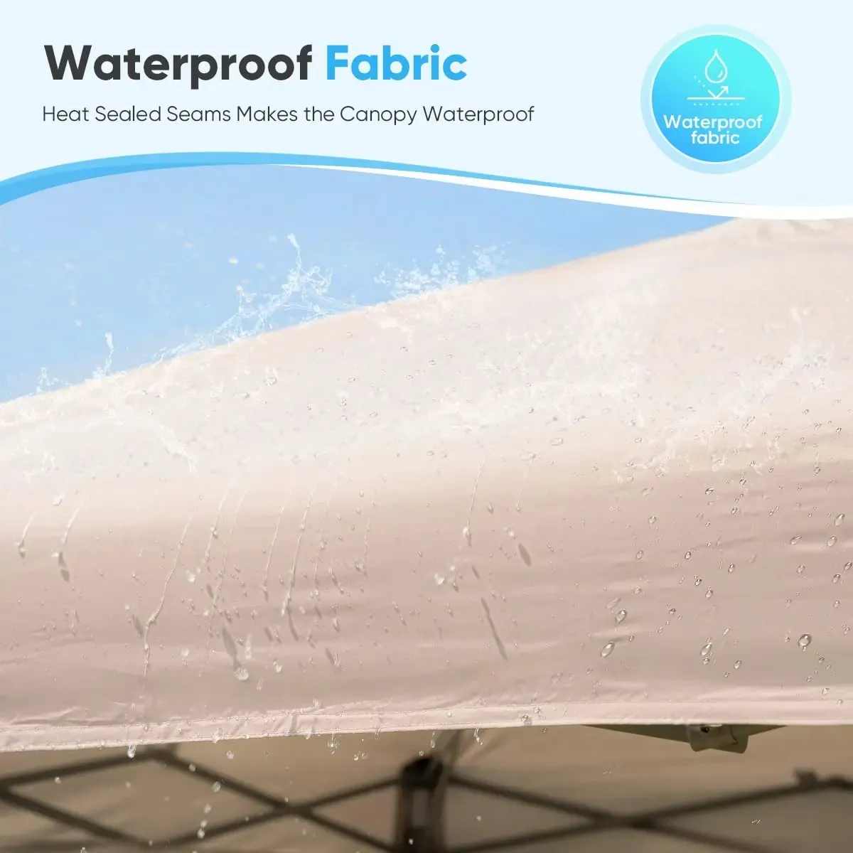 6.6' x 6.6'  Small Pop Up Canopy with Netting