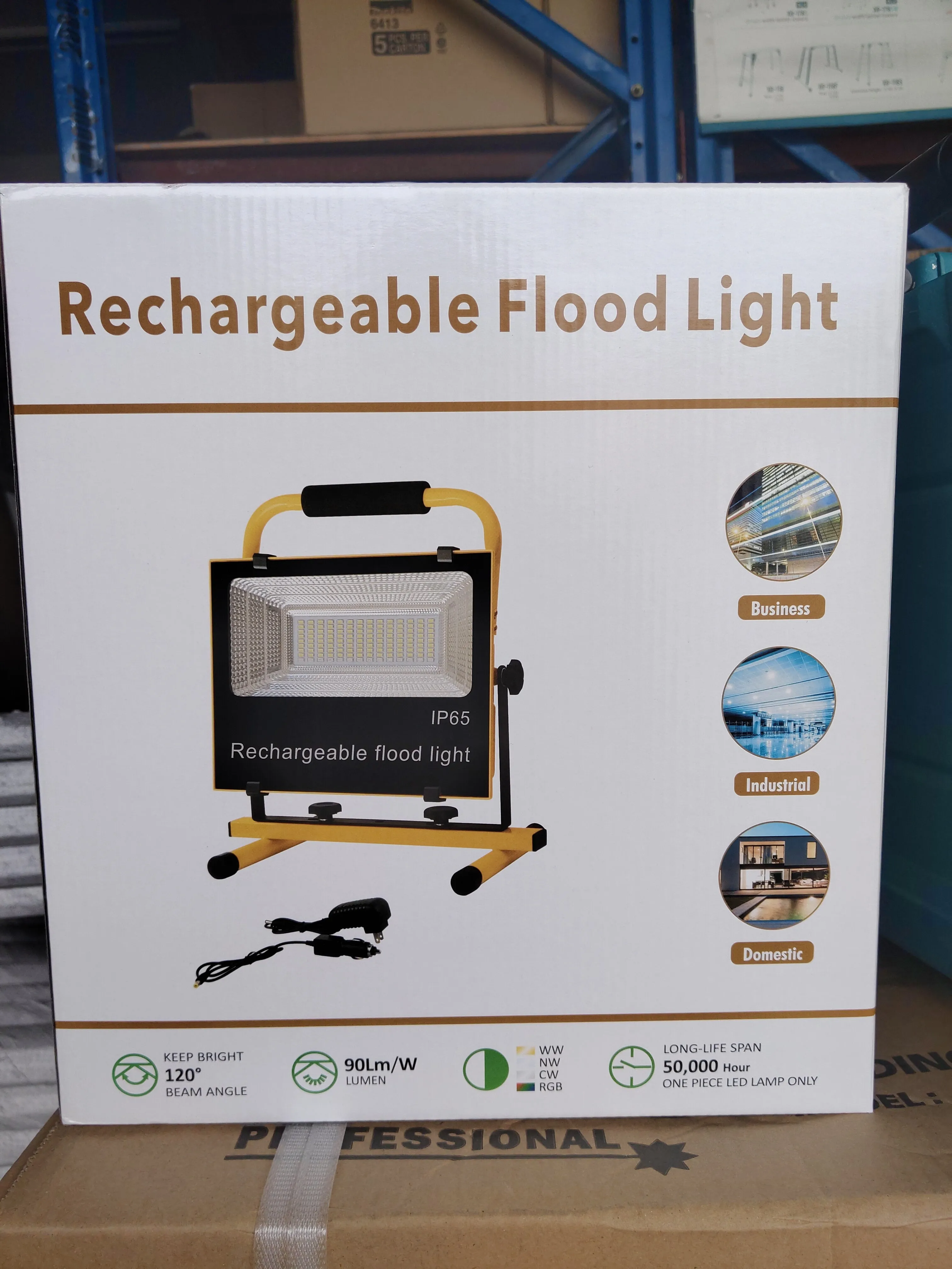 AIKO 200W LED Rechargeable Sport Lamp Flood Light | Model: LED-GYRLF200A2