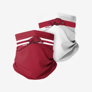 Arkansas Razorbacks Stitched 2 Pack Gaiter Scarf