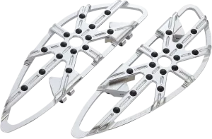 ARLEN NESS Driver Floorboards - 10 Gauge - Chrome 410-006