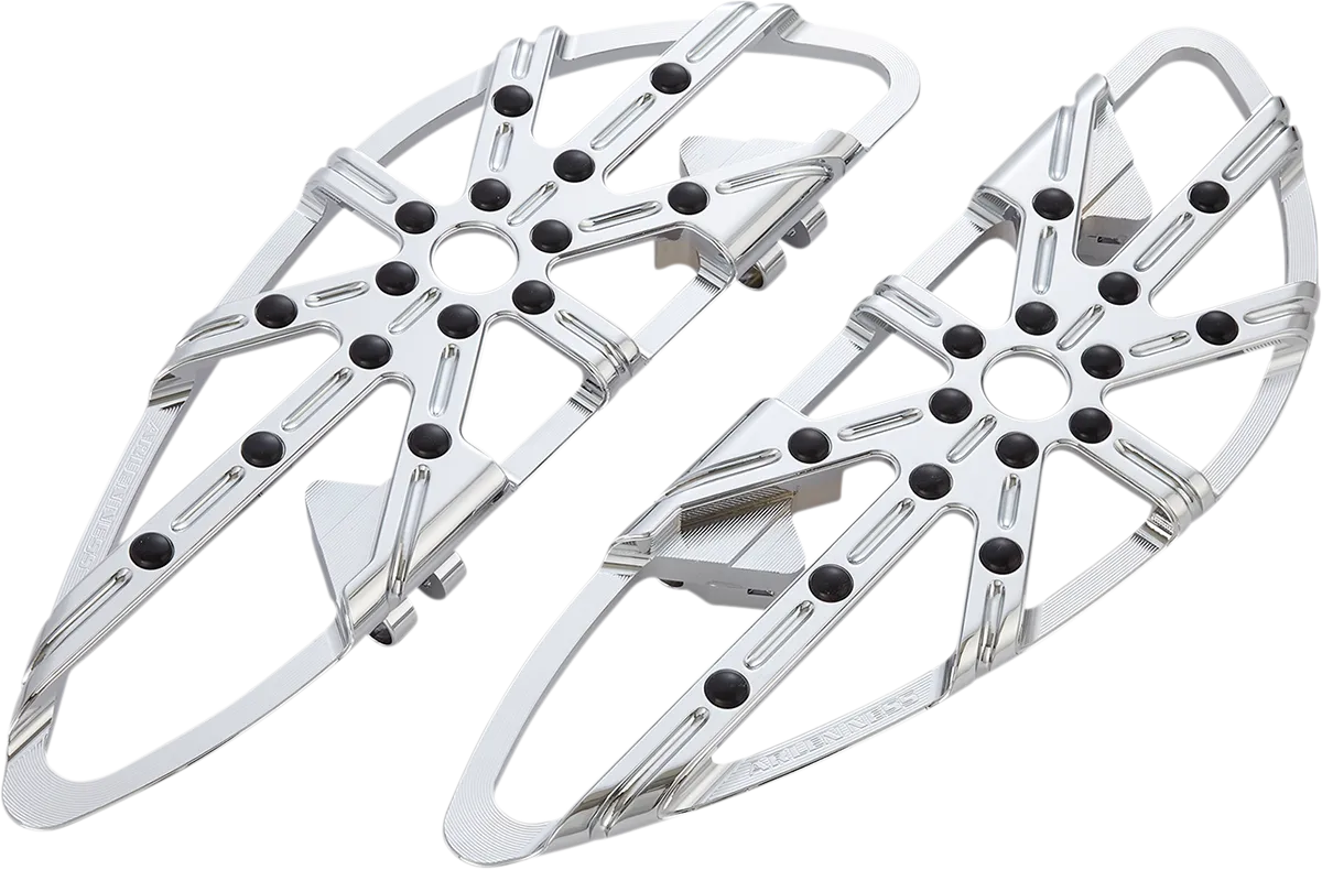 ARLEN NESS Driver Floorboards - 10 Gauge - Chrome 410-006