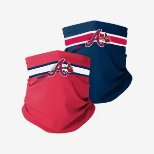 Atlanta Braves Stitched 2 Pack Gaiter Scarf