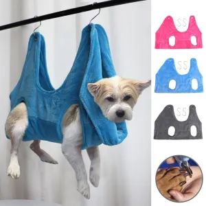 Best Dog Cat Grooming Hammock Helper Nail Clip Trimming Restraint Bathing Bag Pet Grooming