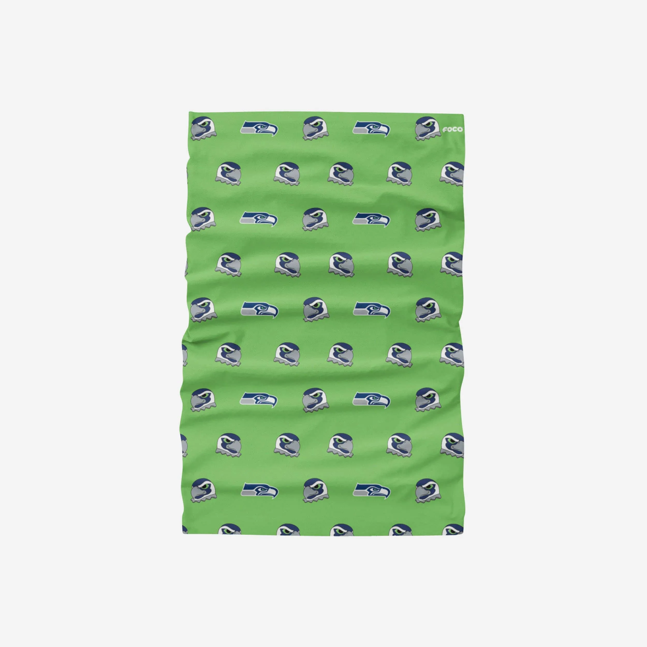 Blitz Seattle Seahawks Mini Print Mascot Gaiter Scarf