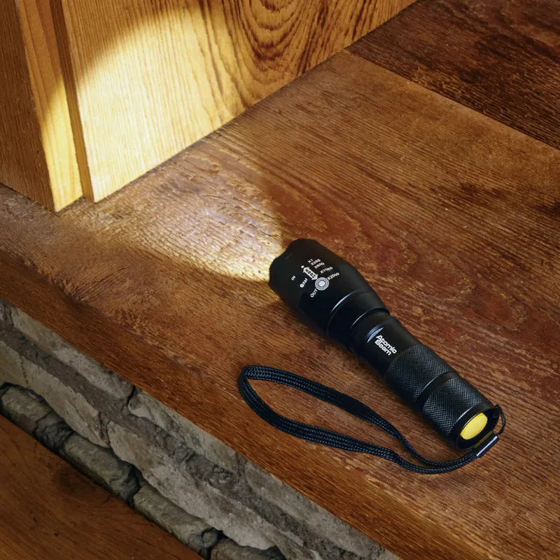 BulbHead Atomic Beam 1200 lm Black LED Flashlight AAA Battery