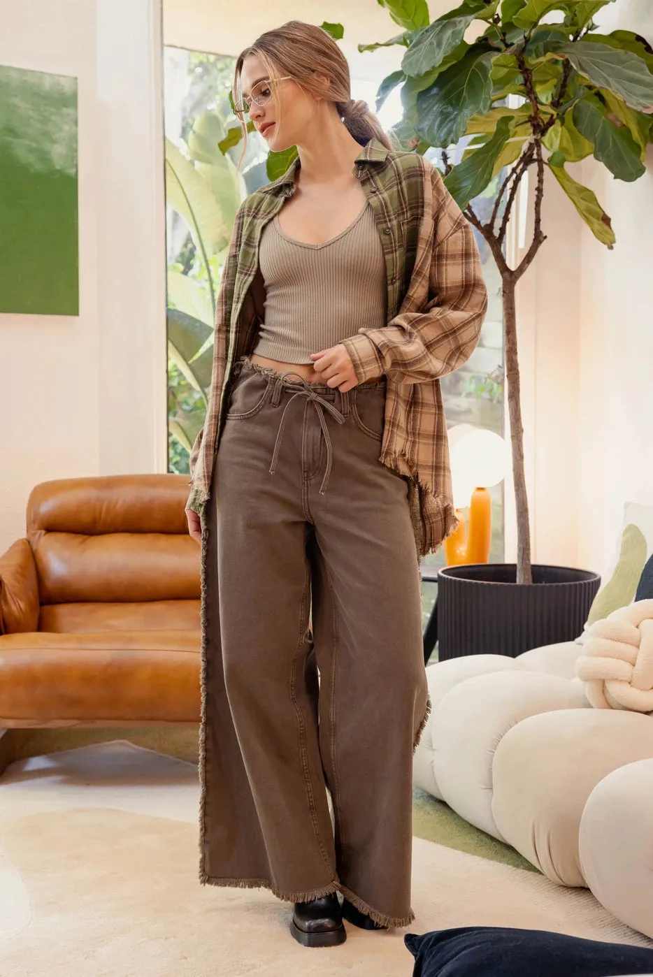 Colorblocked Plaid