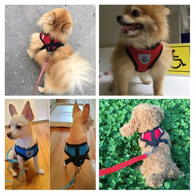 Dogs Puppy Harness Collar Adjustable Vest