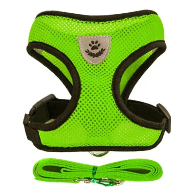 Dogs Puppy Harness Collar Adjustable Vest