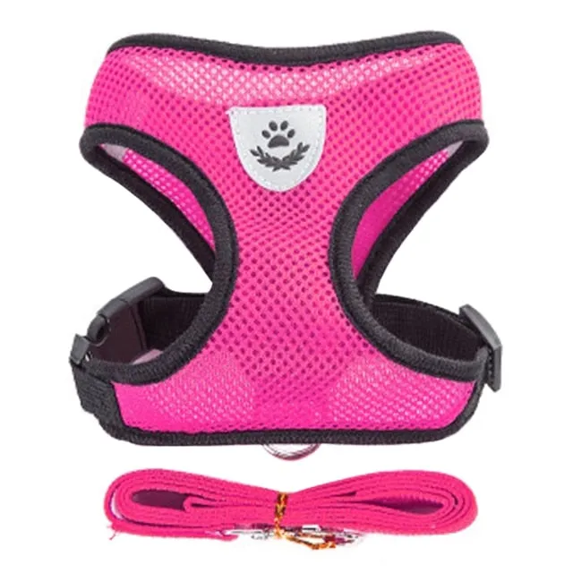 Dogs Puppy Harness Collar Adjustable Vest