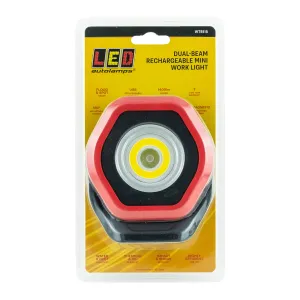 Dual-Beam Rechargeable Mini Work Light