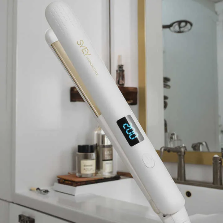 Dual-Purpose Long-Lasting Ceramic Hair-مكواة تصفيف الشعر