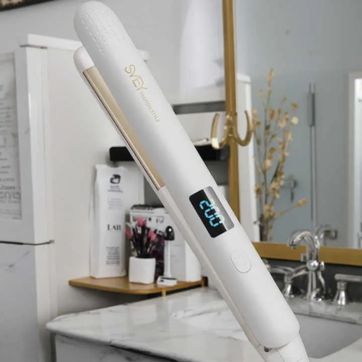 Dual-Purpose Long-Lasting Ceramic Hair-مكواة تصفيف الشعر