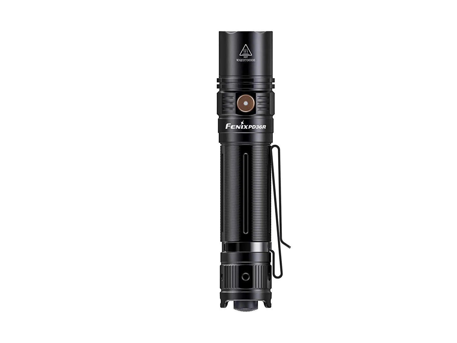 Fenix PD36R 1600 Lumen rechargeable CREE LED tactical Flashlight, ALL-01 lanyard with EdisonBright charging cable carry case bundle