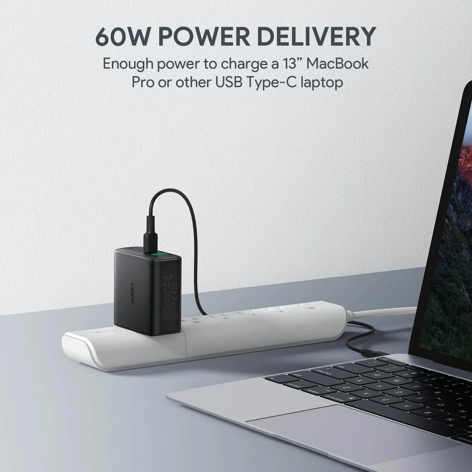 Focus Mix 60W Dual-Port PD Charger with Dynamic Detect PA-D3