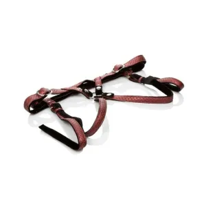 Her Royal Harness The Regal Duchess O/S Red