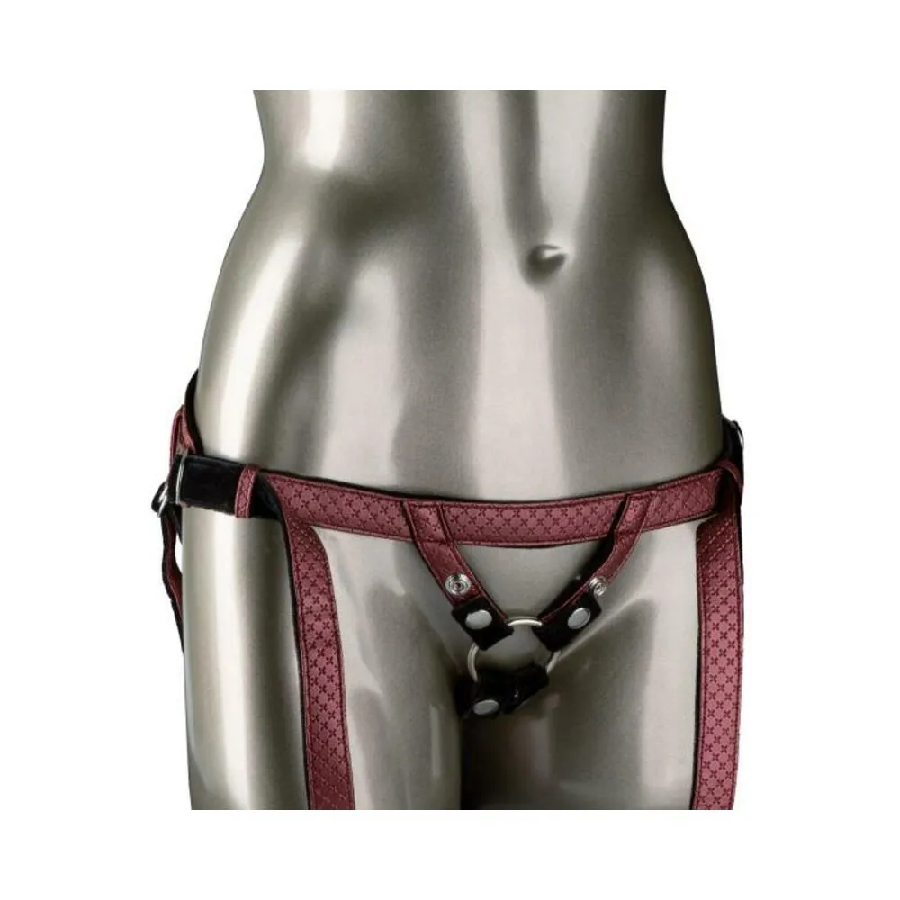 Her Royal Harness The Regal Duchess O/S Red