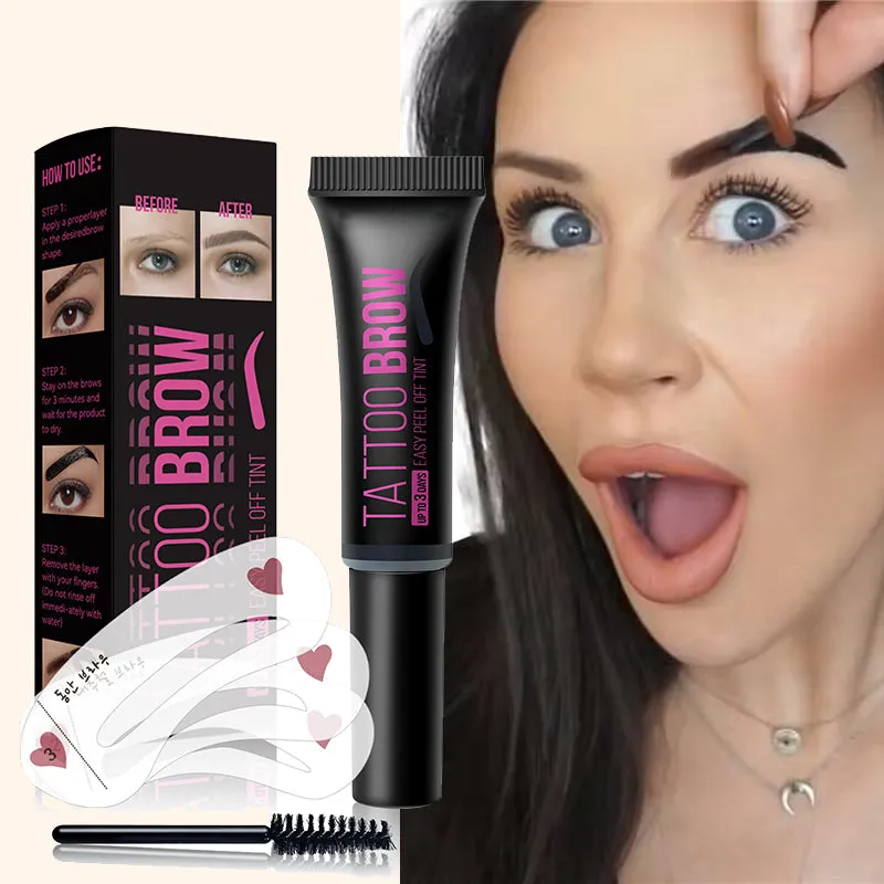 Hot Sale 50% OFFWaterproof Long-Lasting Peel-Off Eyebrow Tint