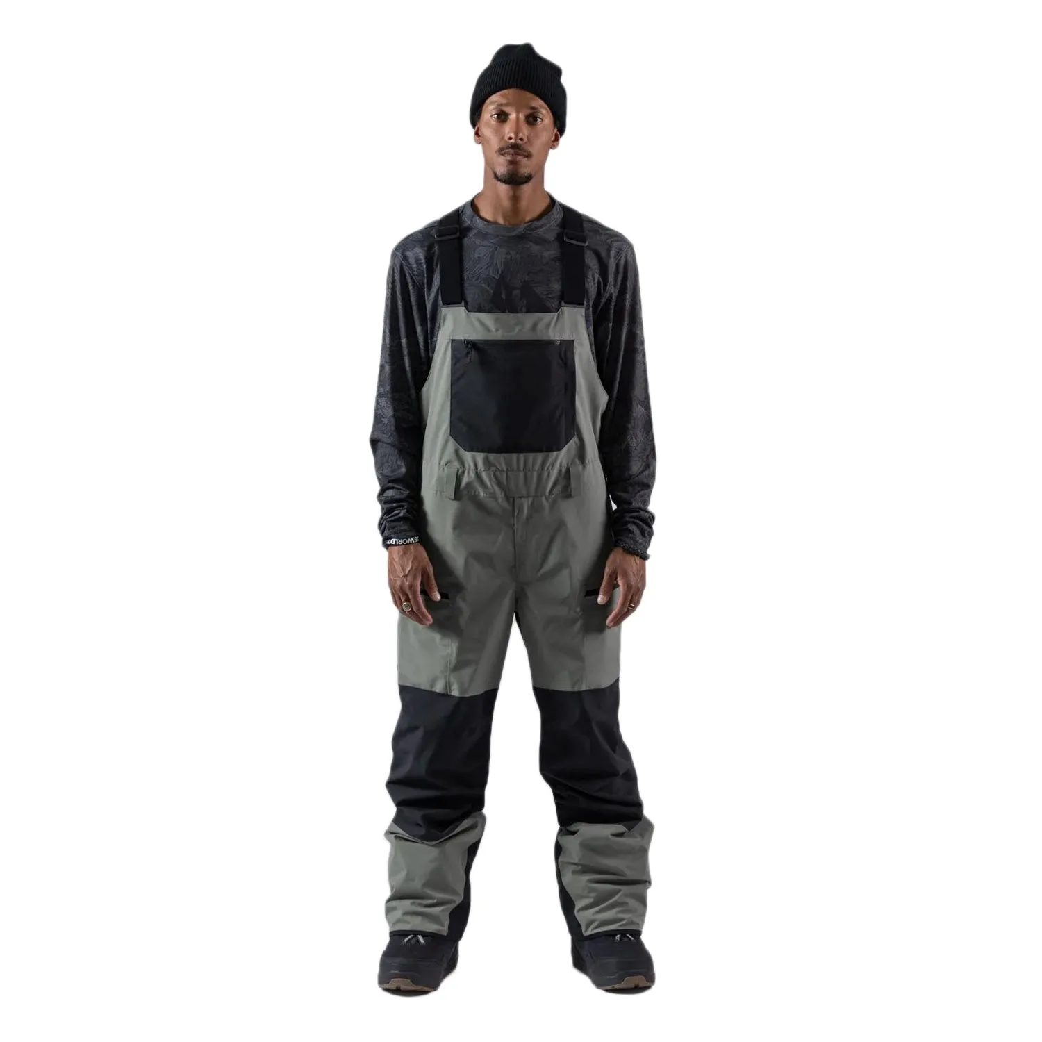 Jones Men's MTN Surf Bib Pant 2023 Herb Green