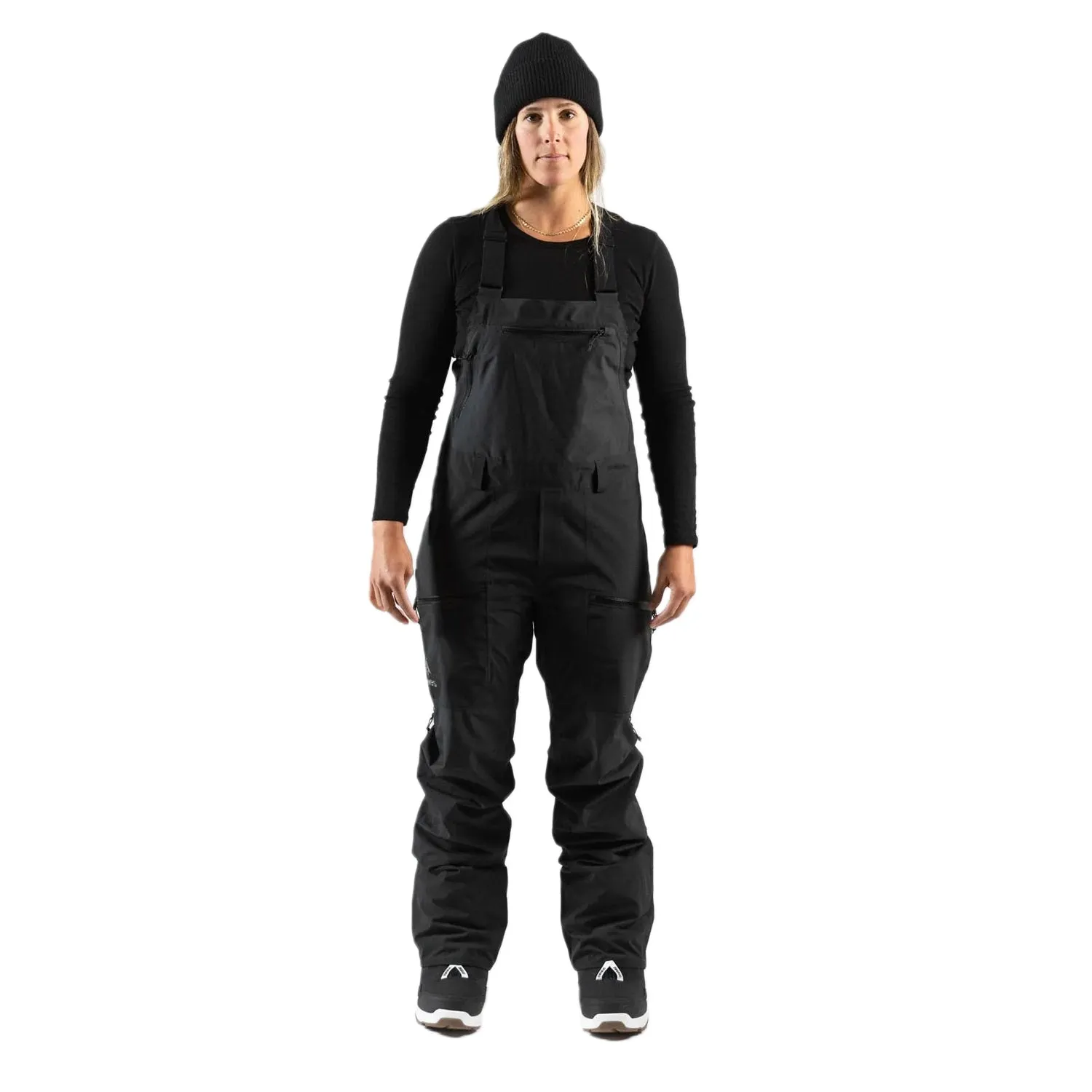 Jones Women's MTN Surf Bib Pant 2023 Black