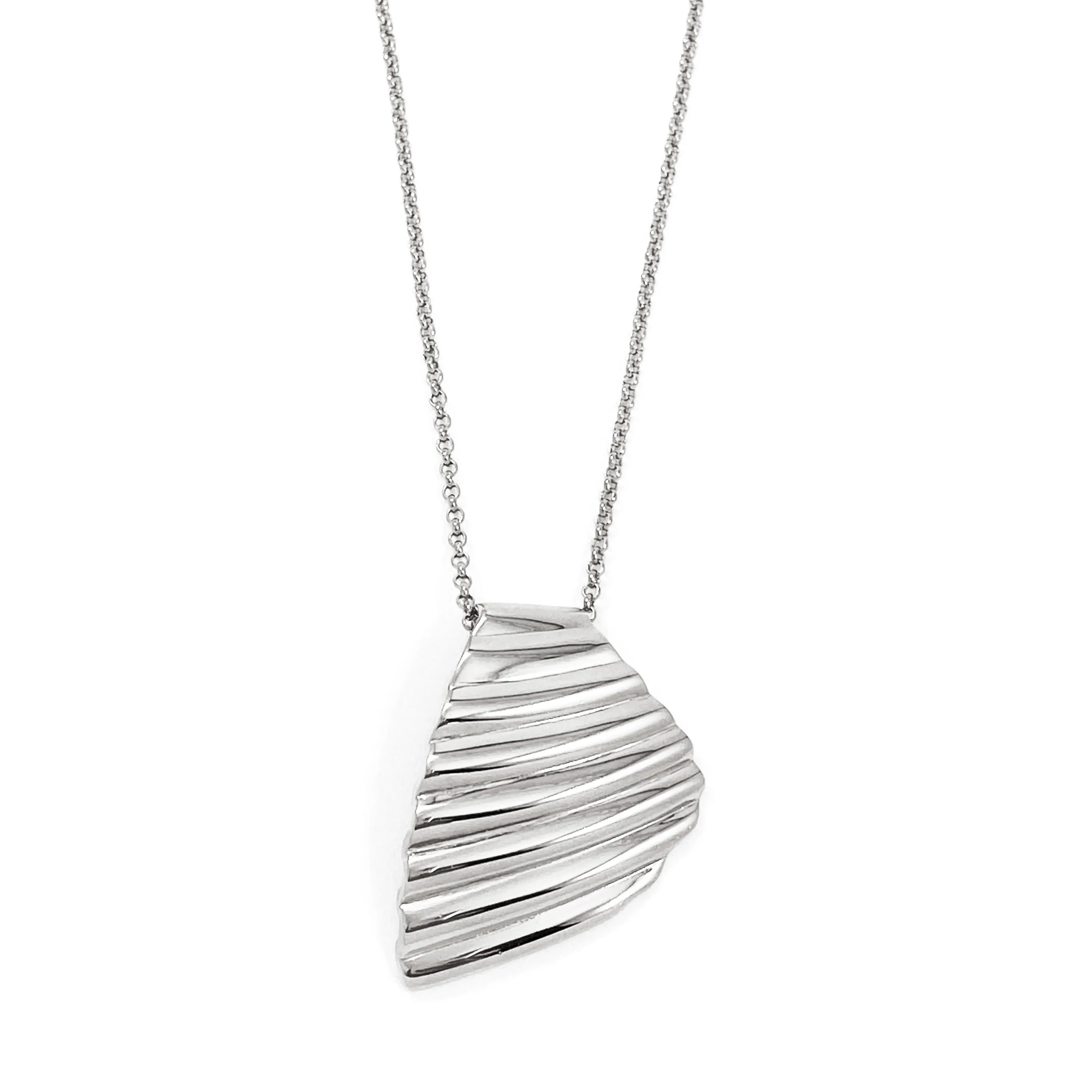 Large Sunray Pendant - Silver