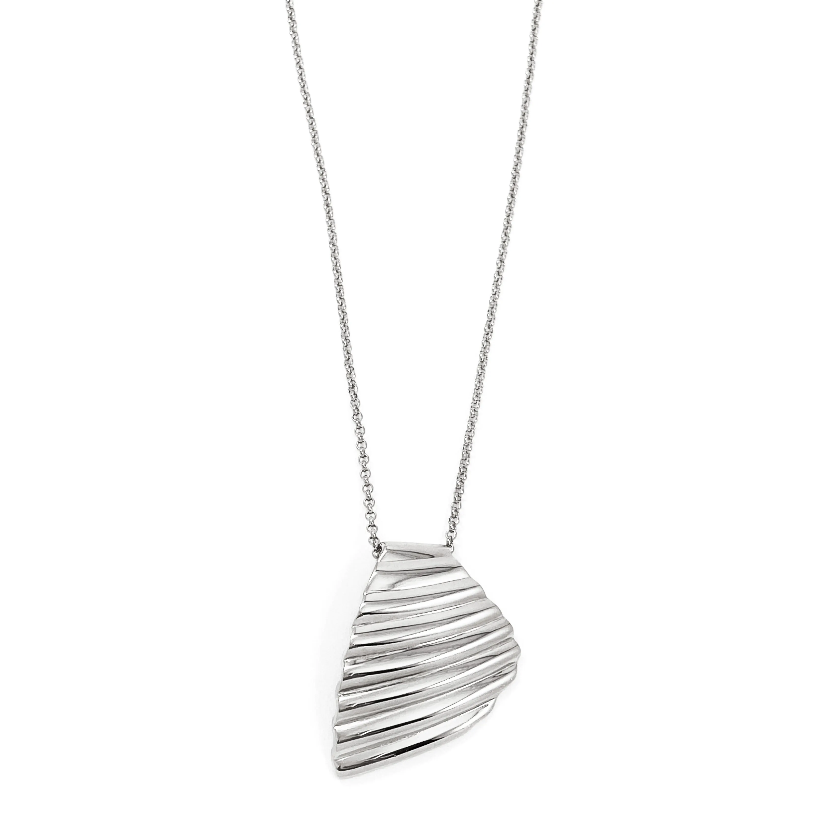 Large Sunray Pendant - Silver