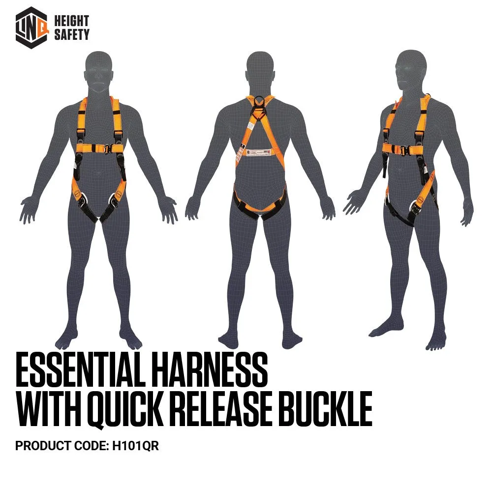 LINQ  Essential Harness Quick Release Padded Buckles M-L  H101QR