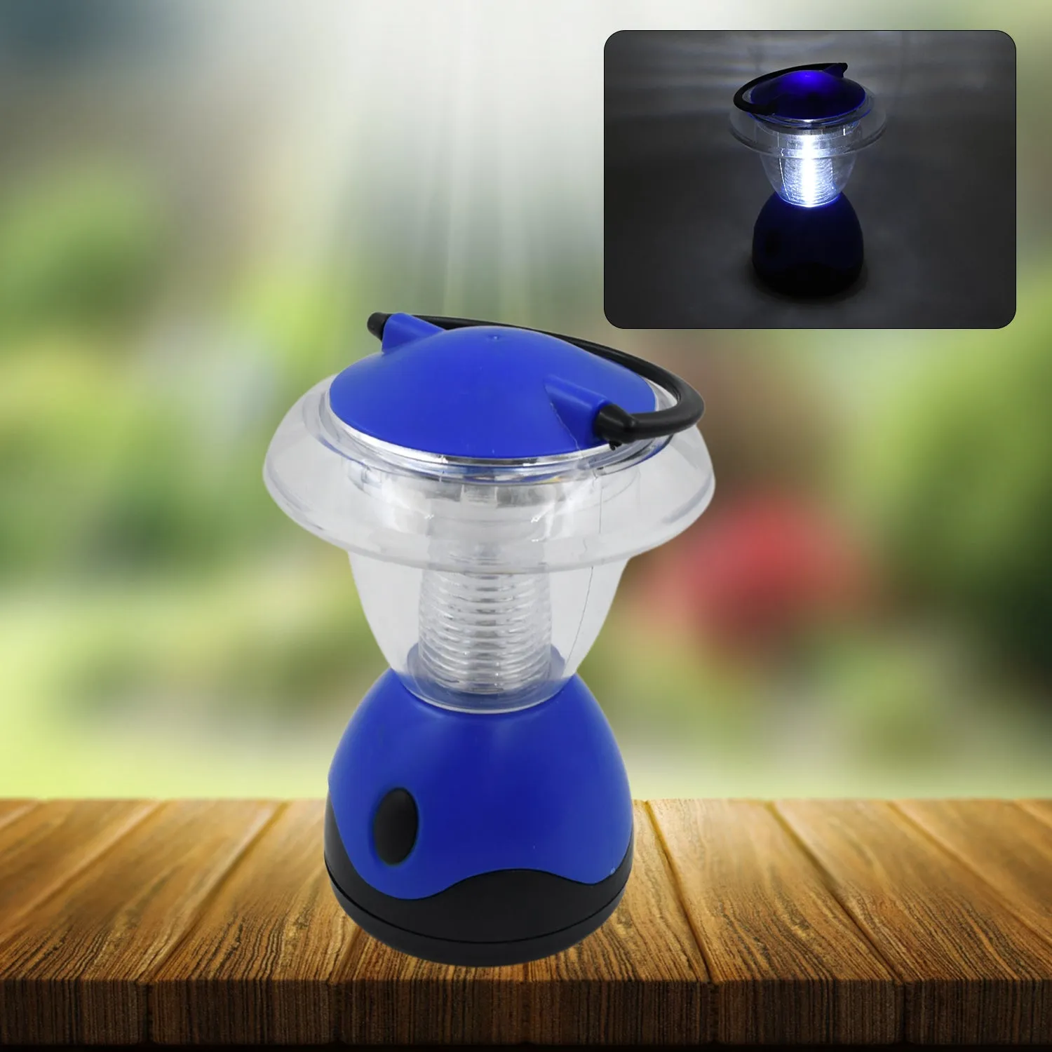 Mini Battery-Operated Camping Lanterns with White Light
