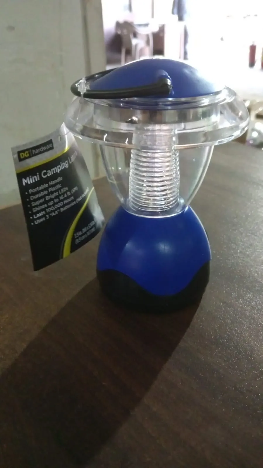 Mini Battery-Operated Camping Lanterns with White Light