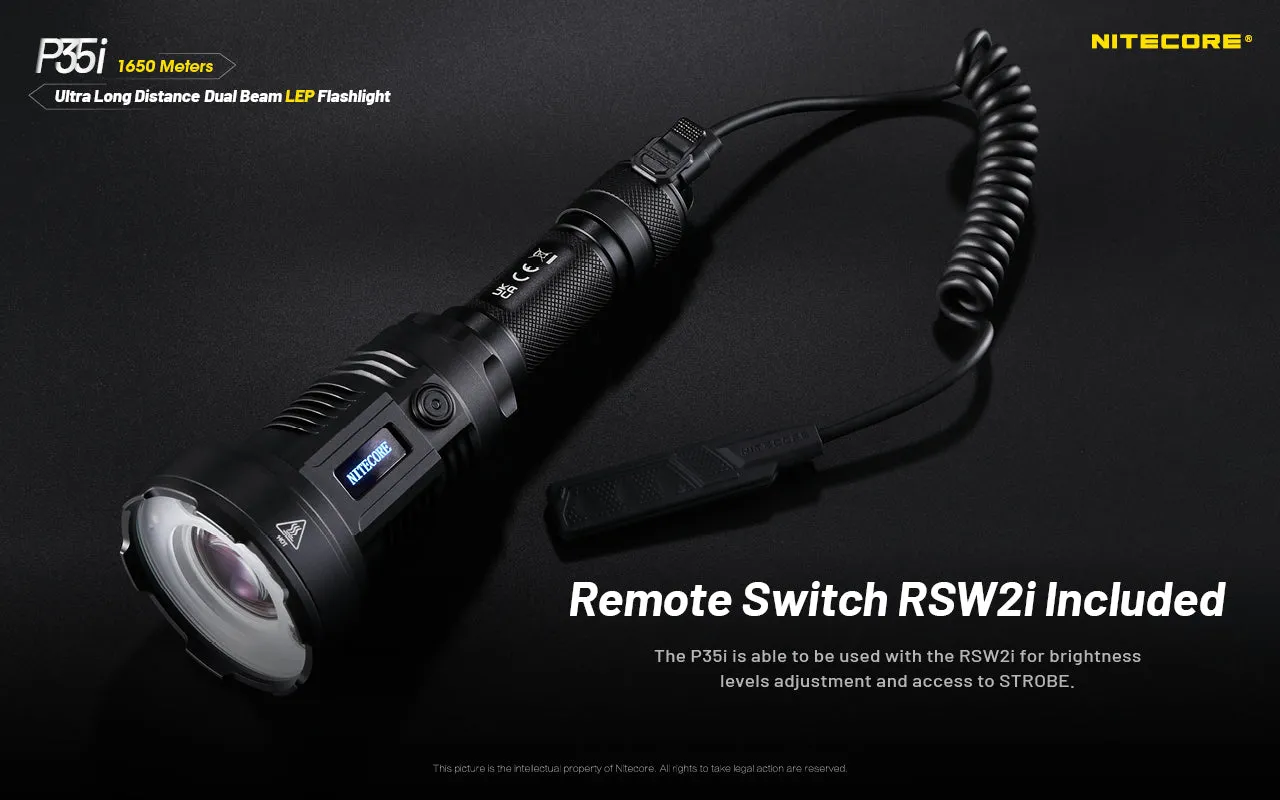 Nitecore P35i Flashlight | Ultra Long Distance Dual Beam LEP