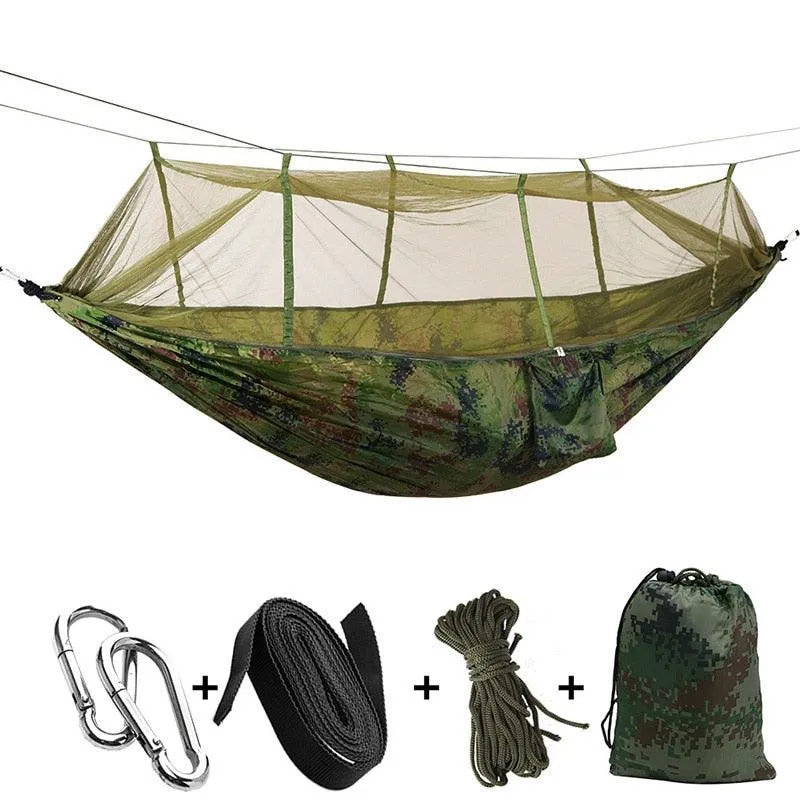 Outdoor Camping Hammocks with Mosquito Net