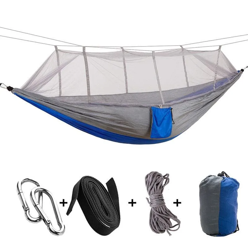 Outdoor Camping Hammocks with Mosquito Net