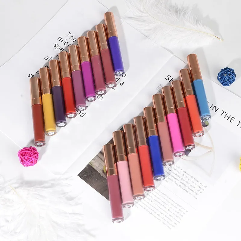 Romantic Beauty Waterproof Matte Nude Lipstick – Long-Lasting & High Pigment