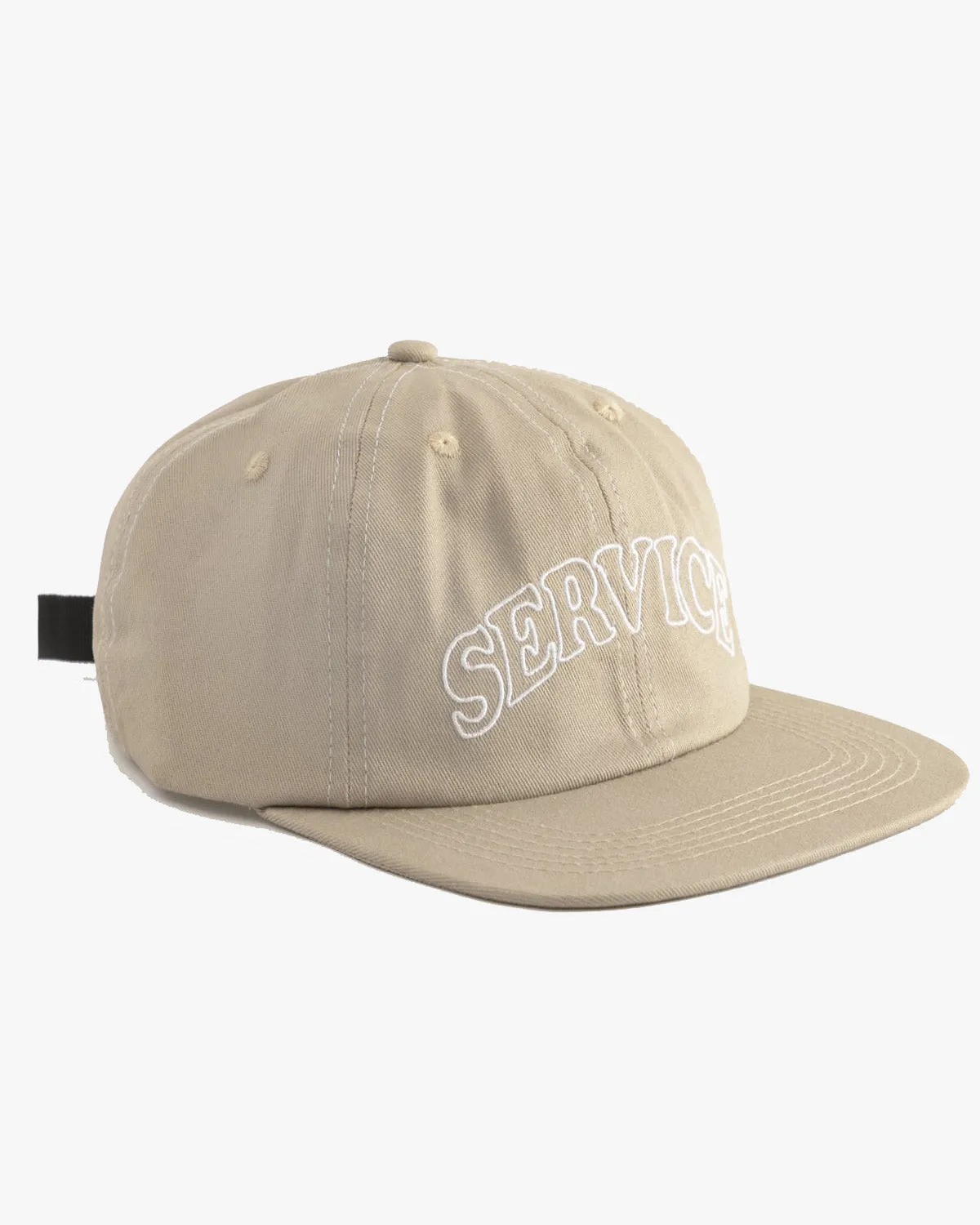 Service Works Arch Logo Contrast Stitch Cap - Bone
