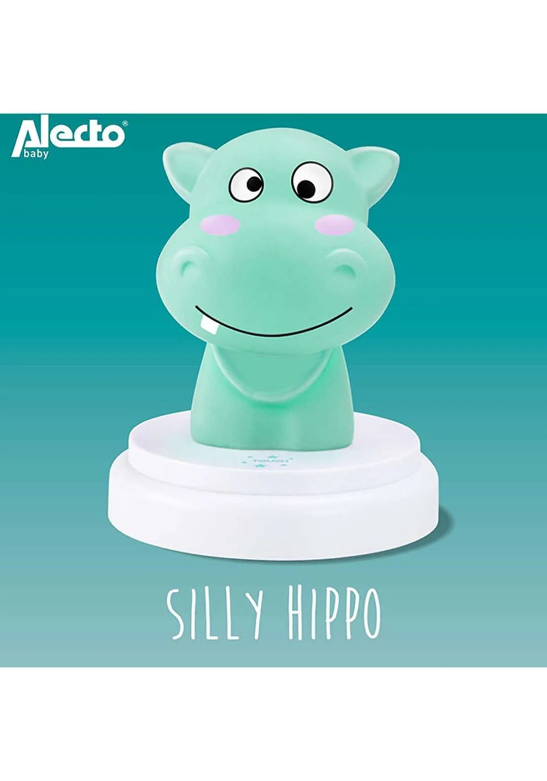 Silly Hippo Led Night Light | A003990