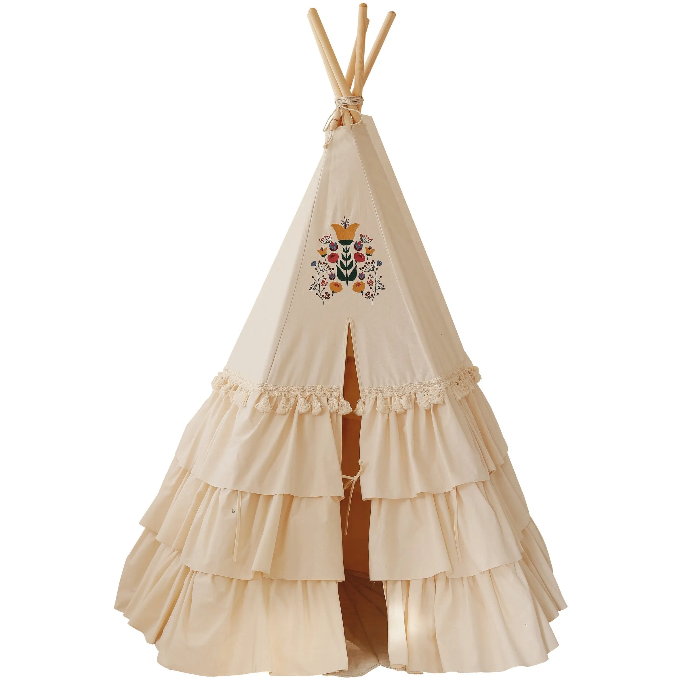 Teepee with frills "Folk"
