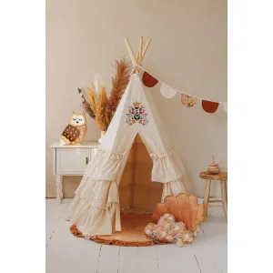 Teepee with frills "Folk"