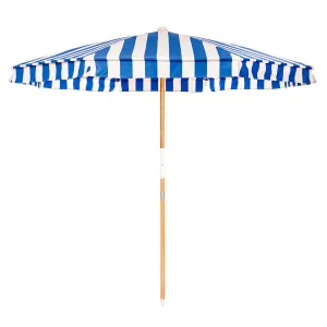 The Amalfi Umbrella - Crew Mediterranean Blue Stripe