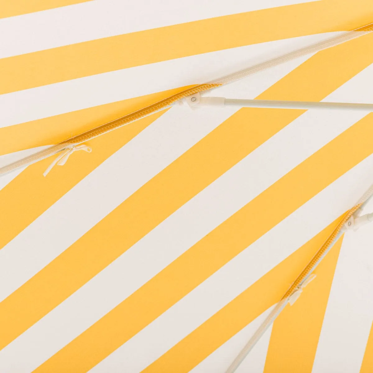 The Amalfi Umbrella - Crew Mimosa Yellow Stripe