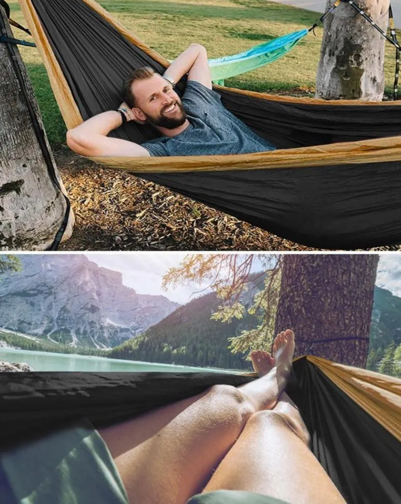 Ultralight Portable Camping Hammocks Blue
