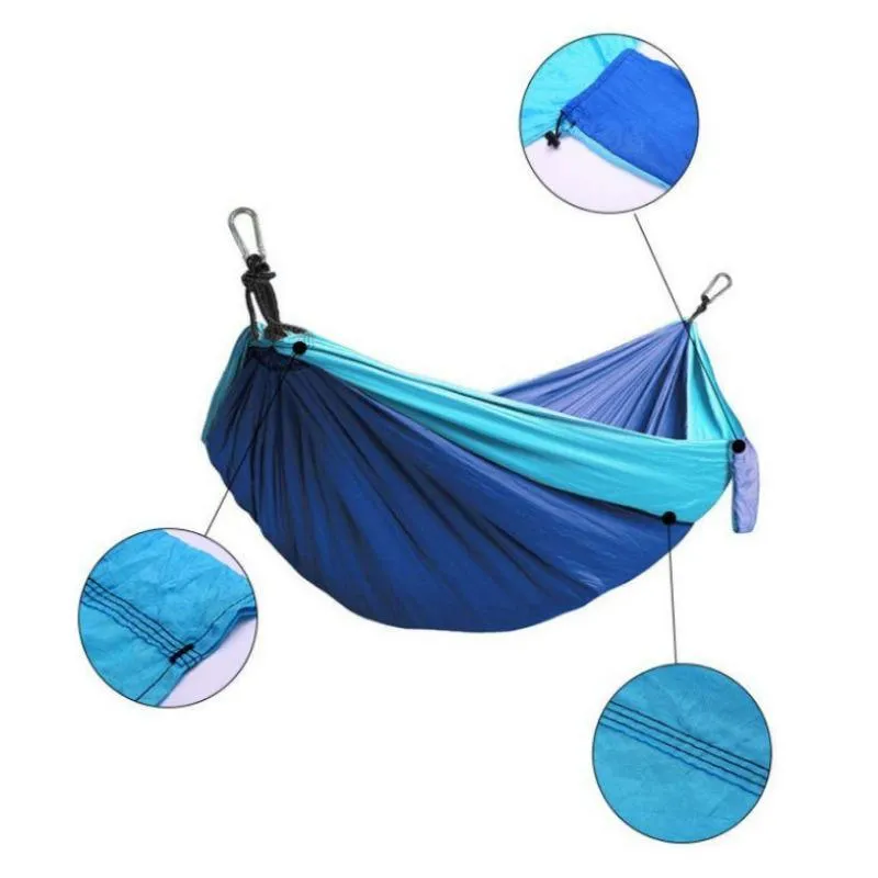 Ultralight Portable Camping Hammocks Blue