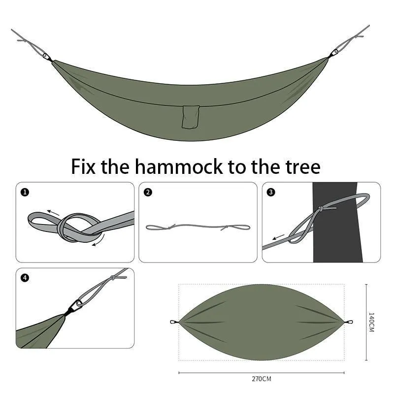 Ultralight Portable Camping Hammocks Blue